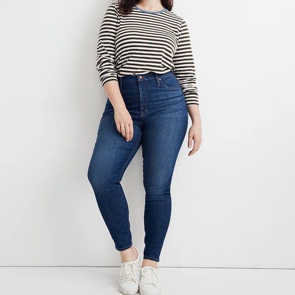 Madewell Denim - Madewell Curvy High-Rise Skinny Jeans in Moreaux Wash